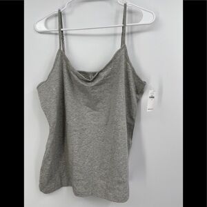NWT Gap Fitted Cami Adjustable Straps Tank Top Women`s Size XL